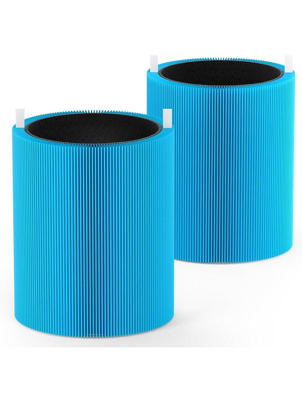 2 Pack Replacement Air Filters Blue Pure 411,411 auto, 411+ AllergenBlock New